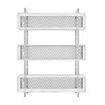 Βιβλιοθήκη Duvar καρυδί μελαμίνη μεταλλικά πόδια 140x34x180εκ ed417 - Image 3