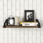 Ραφιέρα Artigo καρυδί μελαμίνη μεταλλικός σκελετός 45x14 5x10εκ ed4201