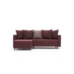 Γωνιακός καναπές Adam Left κεραμιδί 215x150x80cm ed4251 - Image 5