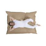 Πουφ Giant Cushion 140x180 αδιάβροχο ύφασμα Mink ed4254 - Image 4