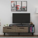 Έπιπλο τηλεόρασης Niva καρυδί 150x31 4x54cm ed4255