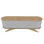 Έπιπλο τηλεόρασης Storari Sapphire λευκό 180x43x60cm ed4263 - Image 4