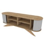 Έπιπλο τηλεόρασης Storari Sapphire λευκό 180x43x60cm ed4263 - Image 5