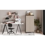 Ντουλάπι Veo καφέ ανθρακί μελαμίνη 60x31 6x133 6εκ ed4276 - Image 5