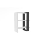 Ραφιέρα Funda ανθρακί άσπρο μελαμίνη 51 8x25x70εκ ed4279 - Image 3