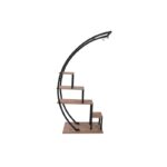 Deco ραφιέρα Atlantic pine μαύρο μελαμίνη 85x35x180cm ed427 - Image 5