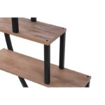 Deco ραφιέρα Atlantic pine μαύρο μελαμίνη 85x35x180cm ed427 - Image 4