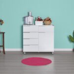 Ντουλάπι Aid άσπρο μελαμίνη 85x44x81εκ ed4291