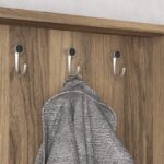 Έπιπλο εισόδου Trieste 89x35x192cm μελαμίνη μέταλλο ed430 - Image 5