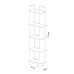 Βιβλιοθήκη Alis Cordoba άσπρο μελαμίνη 45x22x170εκ ed4320 - Image 2