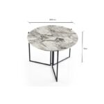 Τραπεζαρία Τaprak atlantic pine μελαμίνη 100x100x72εκ ed4322 - Image 2