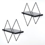 Ραφιέρα Crorl μαύρο μέταλλο 40x31x15εκ ed4323 - Image 4