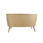 Καναπές διθέσιος Divanetto 140x71x80cm Milky Brown ed4330 - Image 4