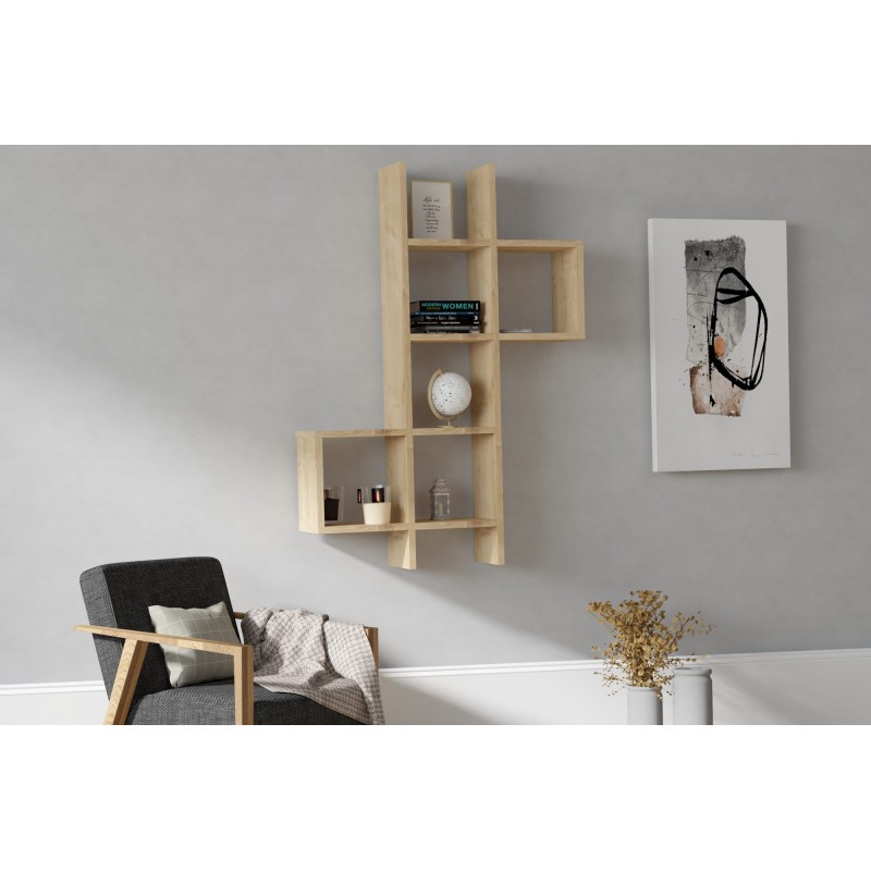 4342_0-800x800 Ραφιέρα Keno sapphire μελαμίνη 78 6x20x125εκ ed4342 - Image 1