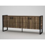 Κονσόλα Firma 180x44 5x77 6cm καρυδί χρώμα ed434 - Image 4