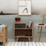 Κομοδίνο Leija μελαμίνη 50x40x52cm ed4357