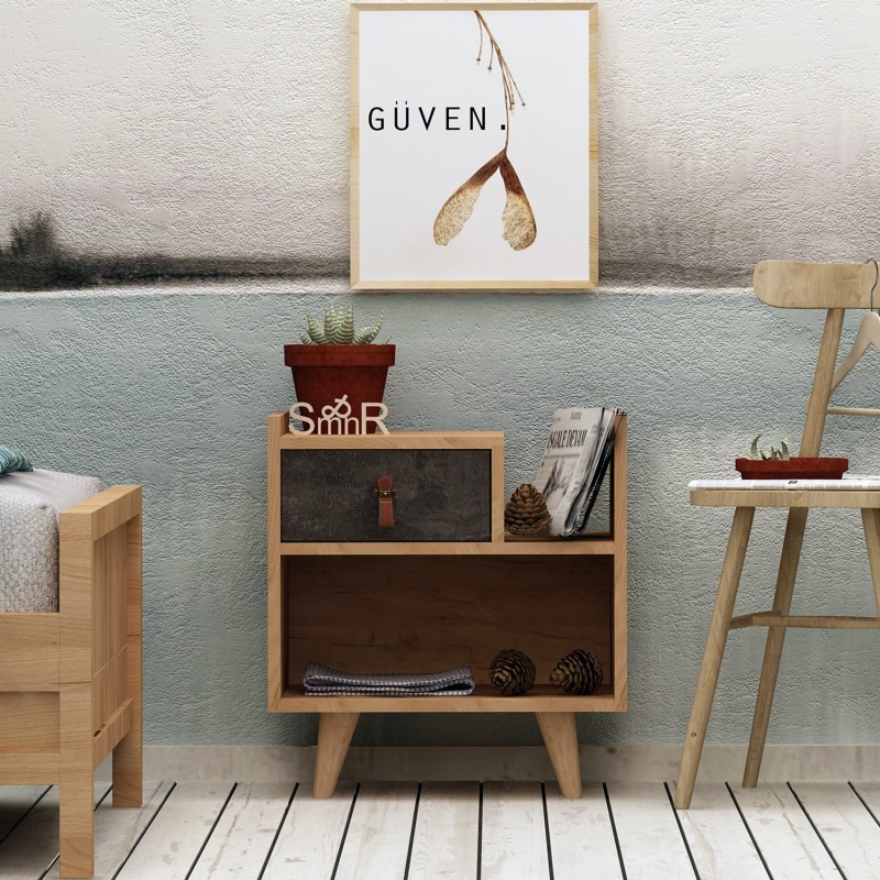 4357_0-800x800 Κομοδίνο Leija μελαμίνη 50x40x52cm ed4357 - Image 1