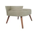 Πολυθρόνα Bienville γκρι ύφασμα 80x72x77cm ed4390 - Image 3