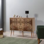 Μπουφέ Mente SONOMA OAK ΜΕΛΑΜΙΝΗ 120x36xH90cm ed4417