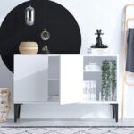 Μπουφέ Fredy 120x40x80cm μελαμίνη ed4425 - Image 4