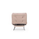 Πολυθρόνα Massa Mink 75x100x104cm μέταλλο ύφασμα ed4444 - Image 5