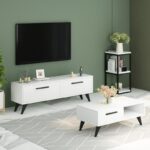 Έπιπλο τηλεόρασης Melisa λευκό 120x29 6x45cm ed4466 - Image 5