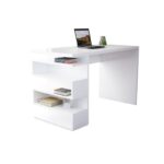 Γραφείο Maniera χρώματος λευκό 120x60x75cm ed447 - Image 4