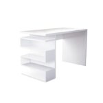 Γραφείο Maniera χρώματος λευκό 120x60x75cm ed447 - Image 3