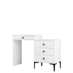 Κονσόλα Lizbon άσπρη 124x40x84 7cm ed4485 - Image 3