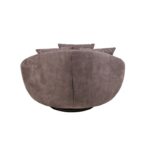 Πολυθρόνα Cherry γκρι ύφασμα 124x106x76cm ed4486 - Image 4