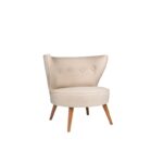 Πολυθρόνα Fiume κρεμ 80x74x76cm ed4499