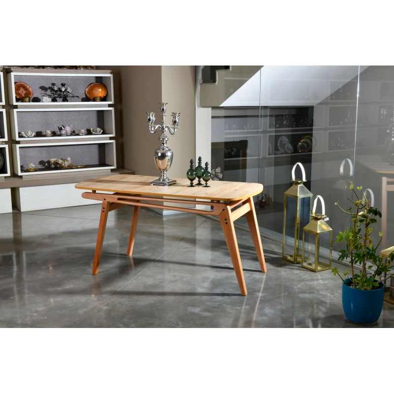 4503_0-800x800 Τραπεζαρία Palace ξύλο 160x80x75εκ ed4503 - Image 1