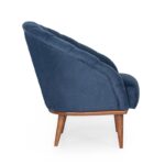 Πολυθρόνα Avorio 109x100x91cm μπλε ed4509 - Image 3