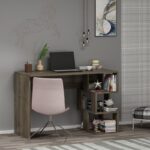 Γραφείo Nuvole καρυδί χρώμα μελαμίνη 110x50x73 8cm ed4523