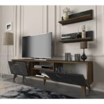 Έπιπλο tv Pianosa 150x29 5x40 6cm μελαμίνη ed452 - Image 5
