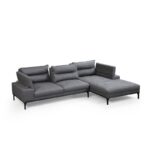 Γωνιακός καναπές Hollywood Right γκρι 309x188x110cm ed4533 - Image 4