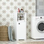 Ντουλάπι μπάνιου Ahu άσπρη μελαμίνη 98 6x35cm ed4574