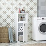 Ντουλάπι μπάνιου Ahu άσπρη μελαμίνη 98 6x35cm ed4574 - Image 5