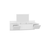 Τουαλέτα κρεβατοκάμαρας Zakkum άσπρη μελαμίνη 100x33x39 1cm ed458 - Image 4