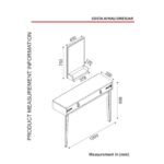 Κονσόλα Costa Patik χρώμα 120x35x90cm ed4621 - Image 2