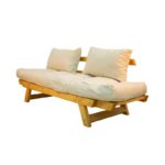 Καναπές διθέσιος Sofia φηγός άσπρο οξιά 200x31x60εκ ed4626 - Image 4