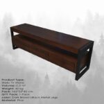 Έπιπλο τηλεόρασης Stafa ξύλο 160x40x50cm ed4627