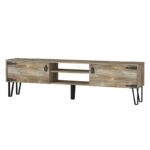 Έπιπλο τηλεόρασης Costelo καρυδί μελαμίνης 180x30x49cm ed4628 - Image 4