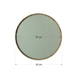 Καθρέφτης Rotondo μελαμίνη 60x60cm ed462 - Image 2