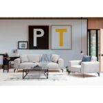 Πολυθρόνα Nicea γκρι 97x90x83cm ed4634 - Image 5