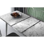 Τραπεζαρία Ayr άσπρο μελαμίνη 120x70x75εκ ed4637 - Image 5