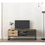 Έπιπλο tv Barbara 150x35x53 2cm μέταλλο μελαμίνη ed4652