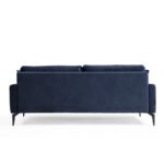 Καναπές τριθέσιος Carta Navy Blue 205x90x88cm ed465 - Image 2