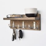 Ραφιέρα τοίχου Avra 30x13x11cm ξύλινη ed4689