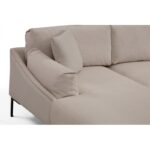 Γωνιακός καναπές Leo Left κρεμ 255x150cm ed4704 - Image 3